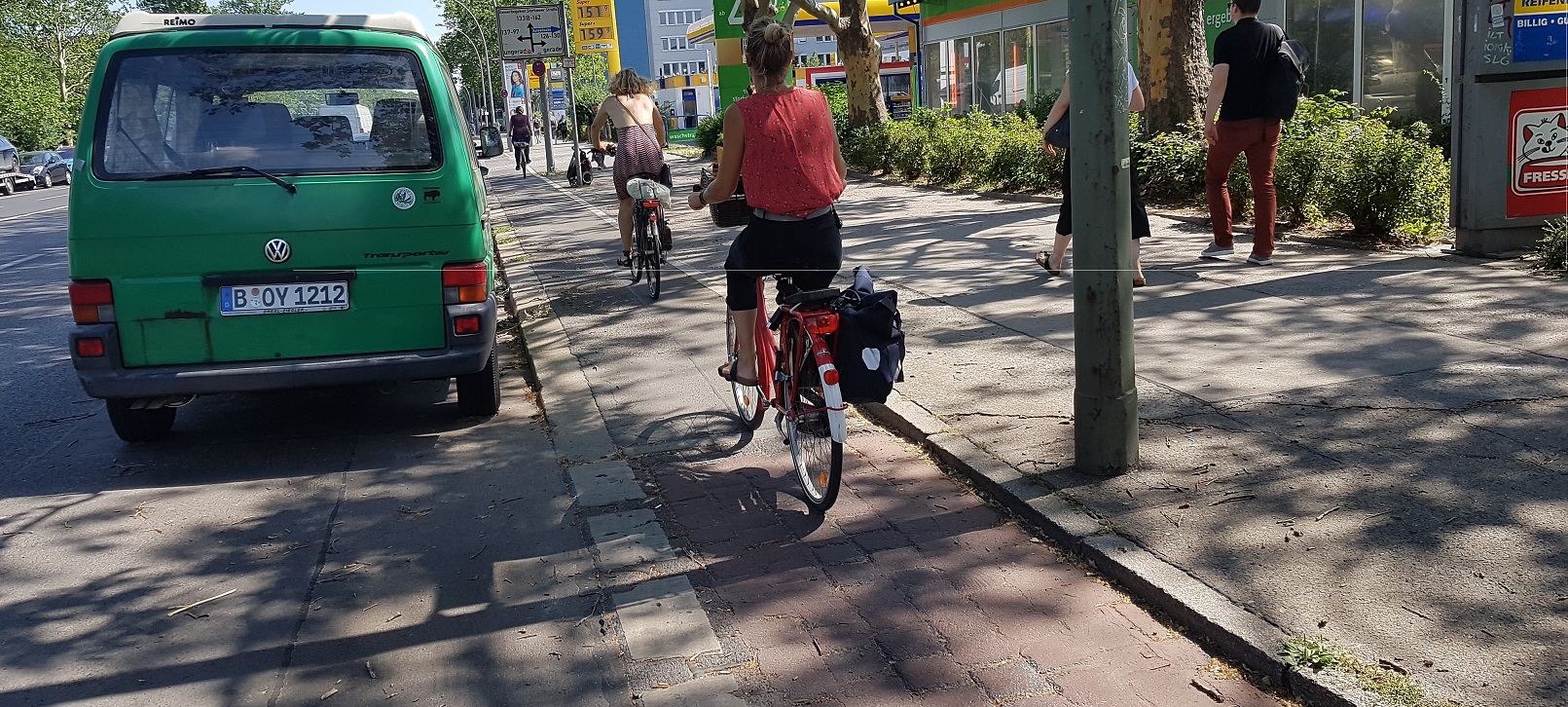 Weiter wie bisher “bewährte” Straßenmalerei für